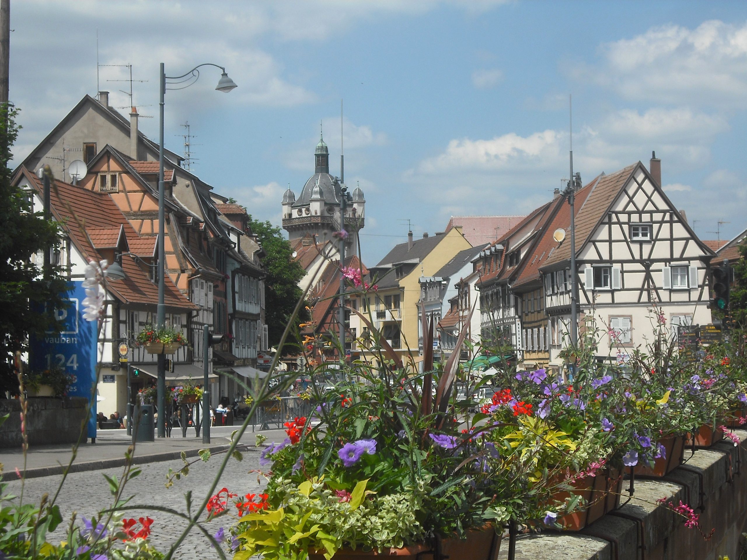 Vue de S&eacute;lestat, Bas-Rhin