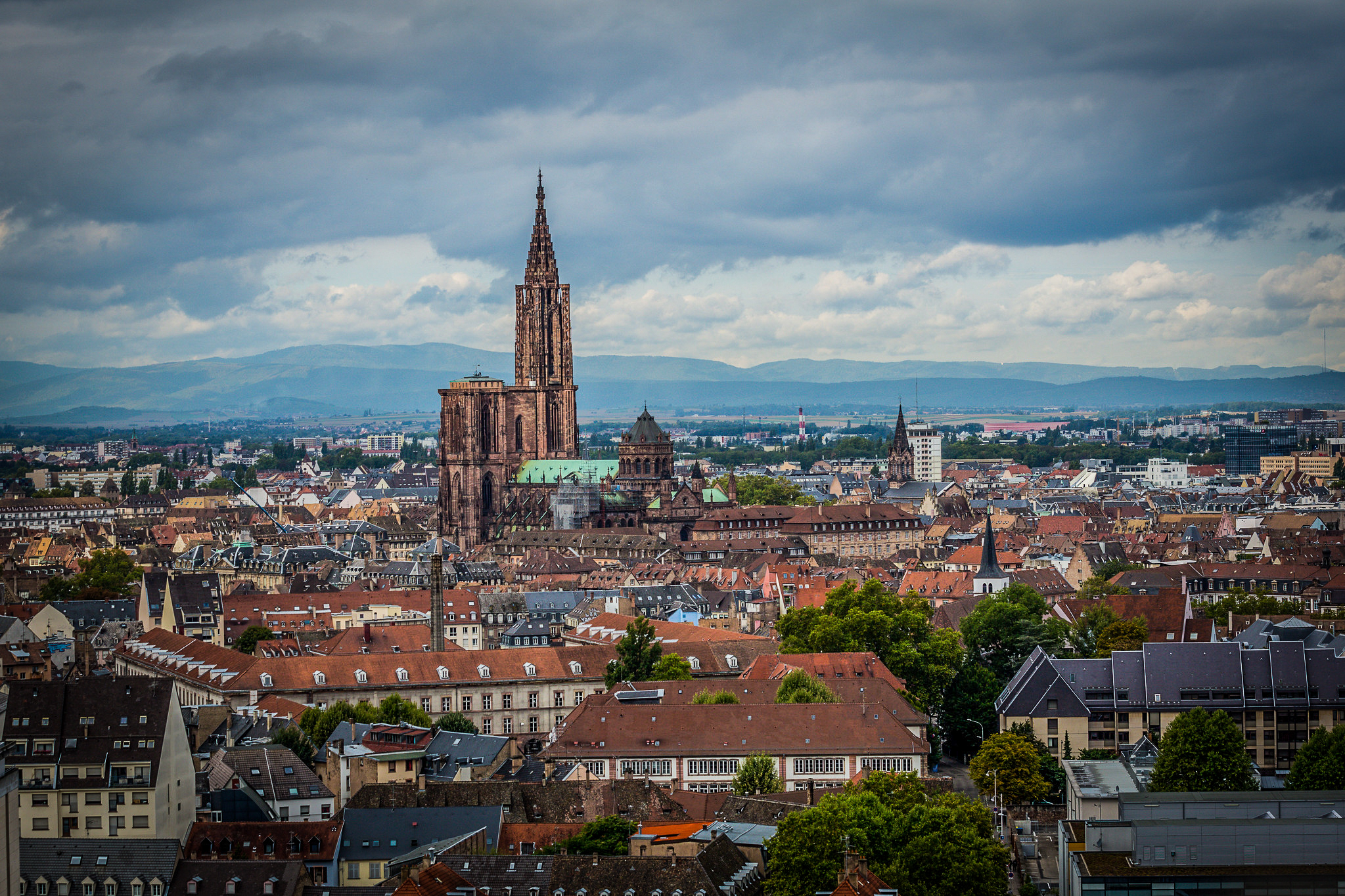 Vue de Strasbourg, Bas-Rhin